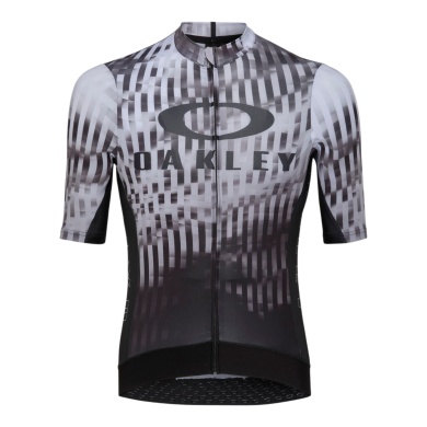 Koszulka rowerowa Oakley Icon Training Jersey (Road Performance) w kolorze czarnym/jasnoszarym dla mężczyzn